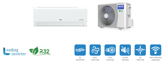 AUX ASW-12CAR3DI 1.5HP INVERTER AIR COND (Without installation)